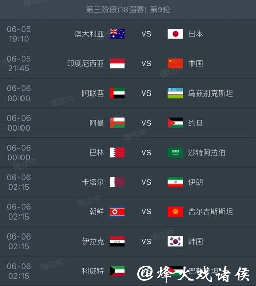 2026世界杯十二强赛精彩直播